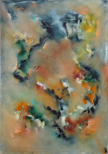 Abstract Paintings: The Loneliness Of The Mirrors That Nobody Hol  Print