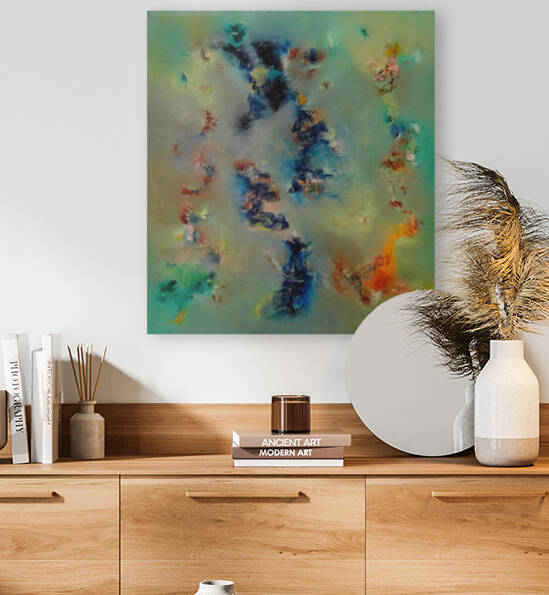 Abstract Paintings: Midnight Sun by Pablo Scuzzarello