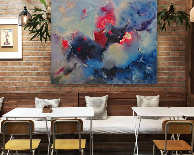 Abstract Paintings: Between Heaven and Earth by Pablo Scuzzarello