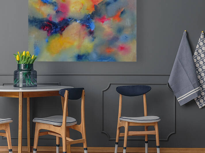 Abstract Paintings: The creation by Pablo Scuzzarello