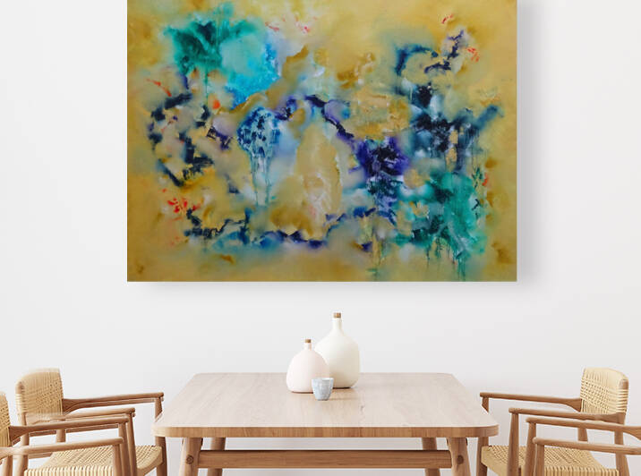 Abstract Paintings: Tiempo de Interrupcion by Pablo Scuzzarello