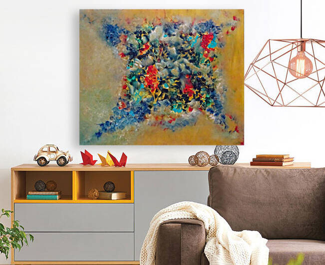 Abstract Paintings: Ricochet by Pablo Scuzzarello