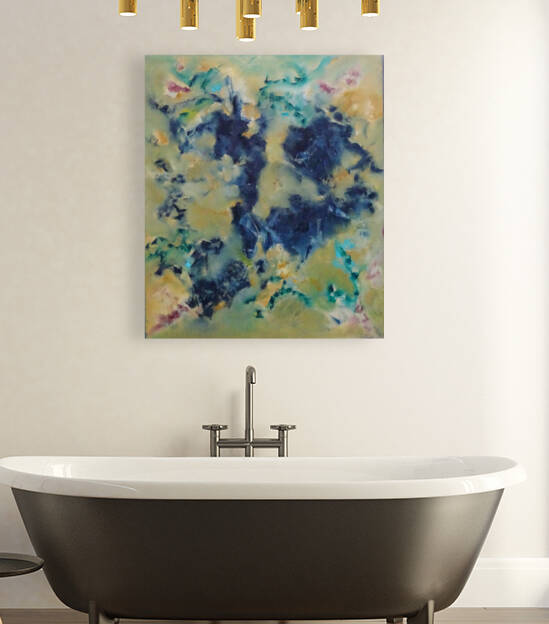 Abstract Paintings: Serenity by Pablo Scuzzarello